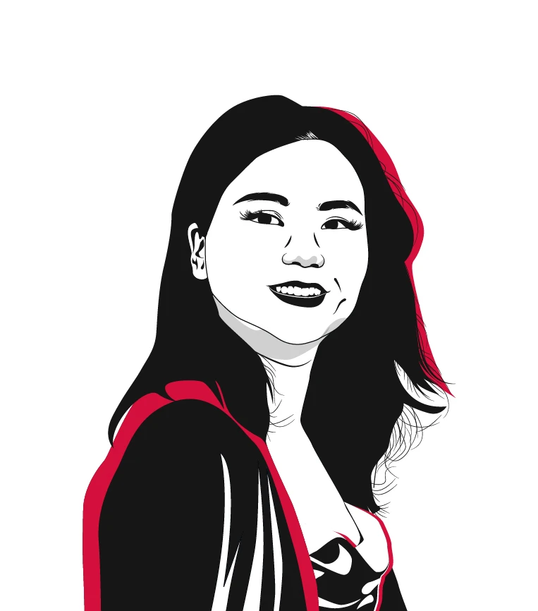 Stylised portrait illustration of a BotBlox team member