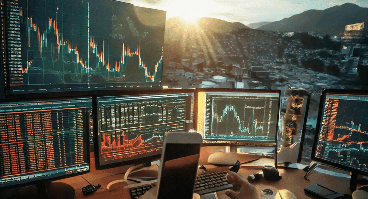 Stock charts displayed on monitors -  Are Crypto Trading Bots Profitable