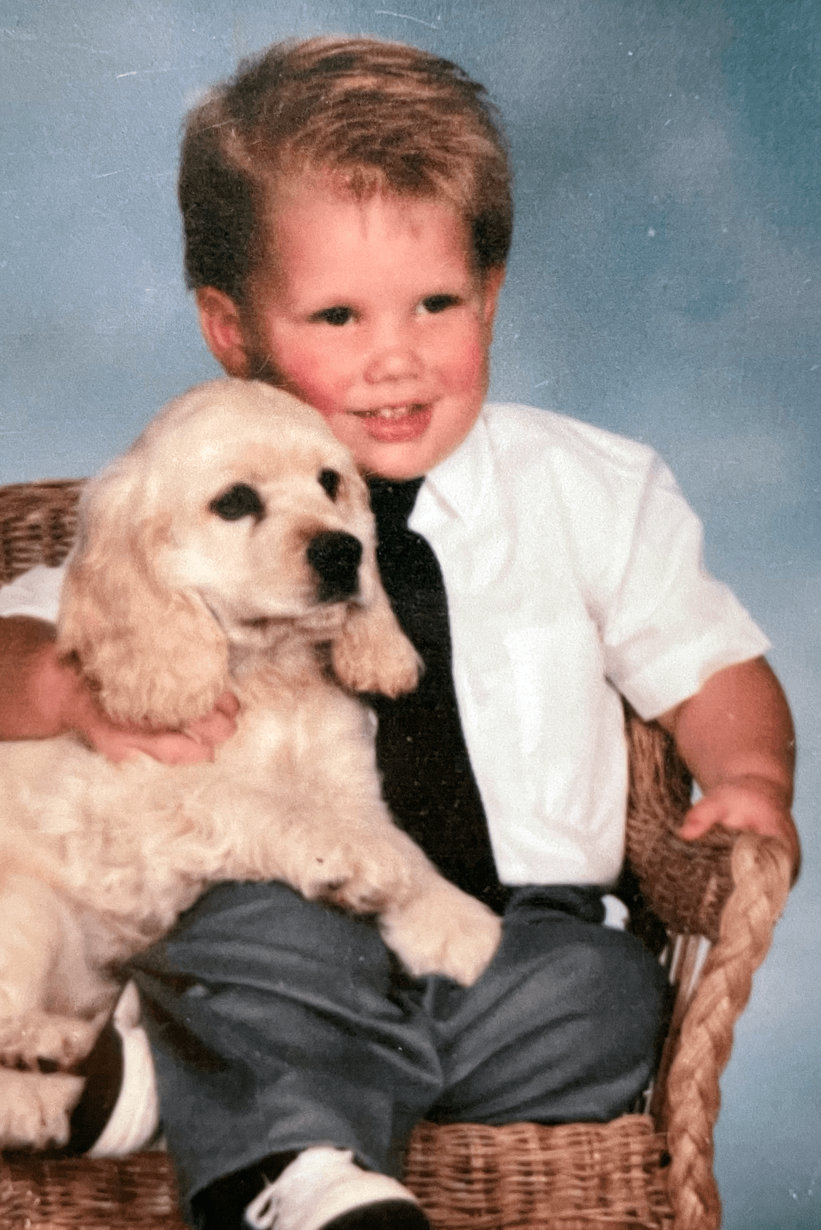 Image of Brandon White - Chief Revenue Officer, as a kid.