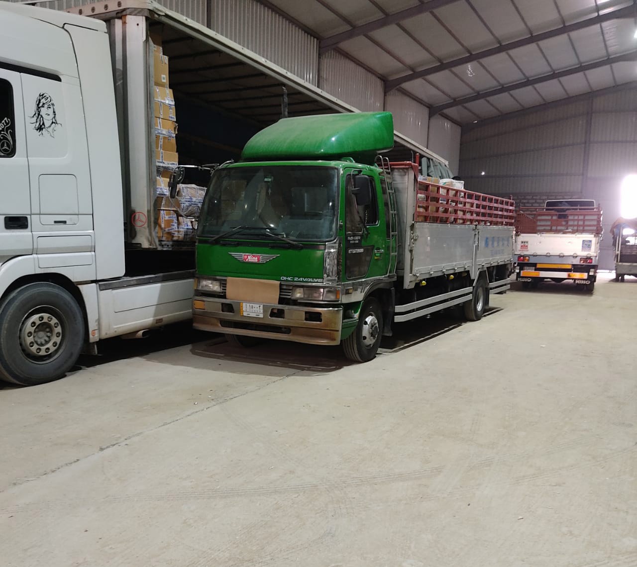 Truck on the highway