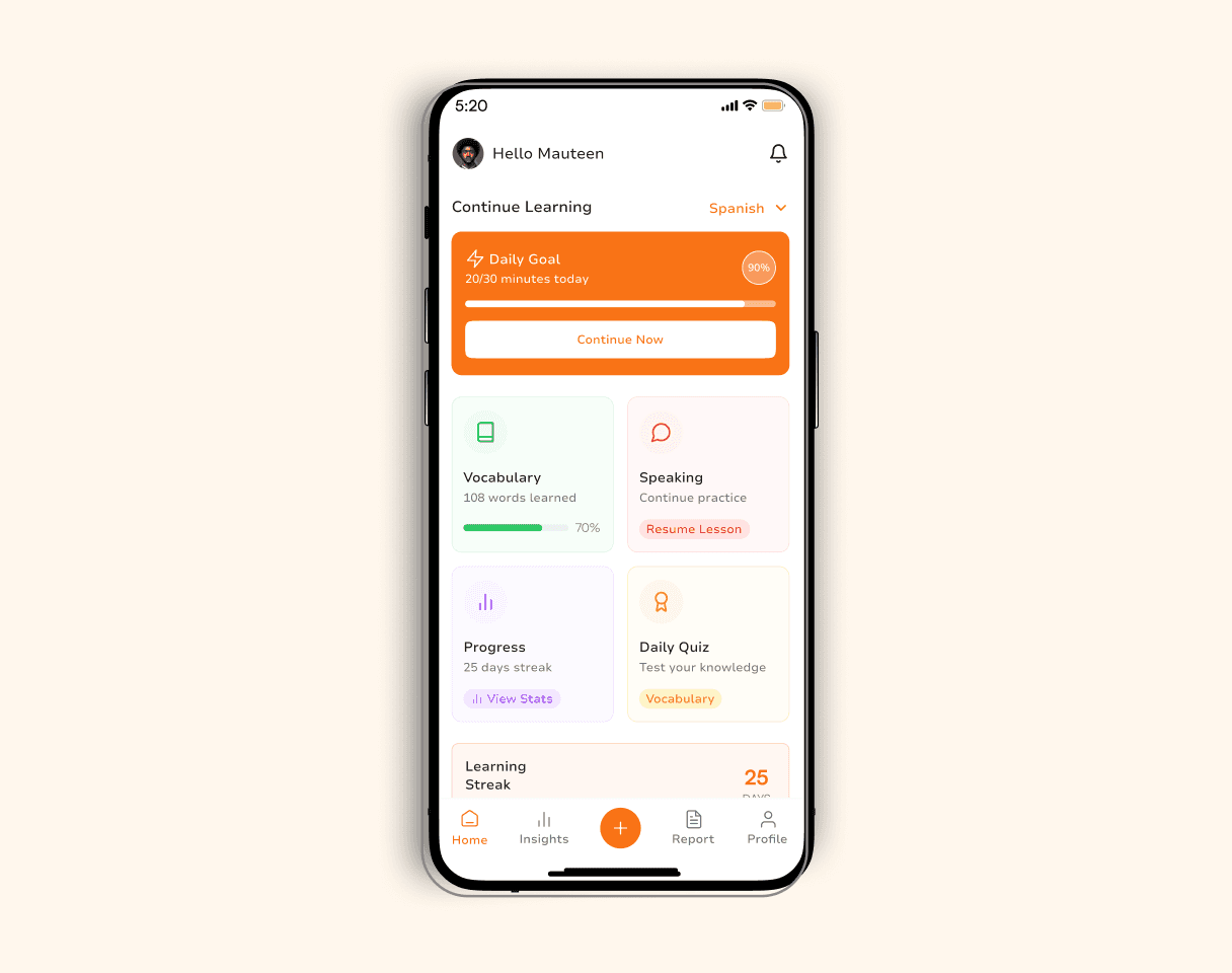 An AI powered healthcare company landing page