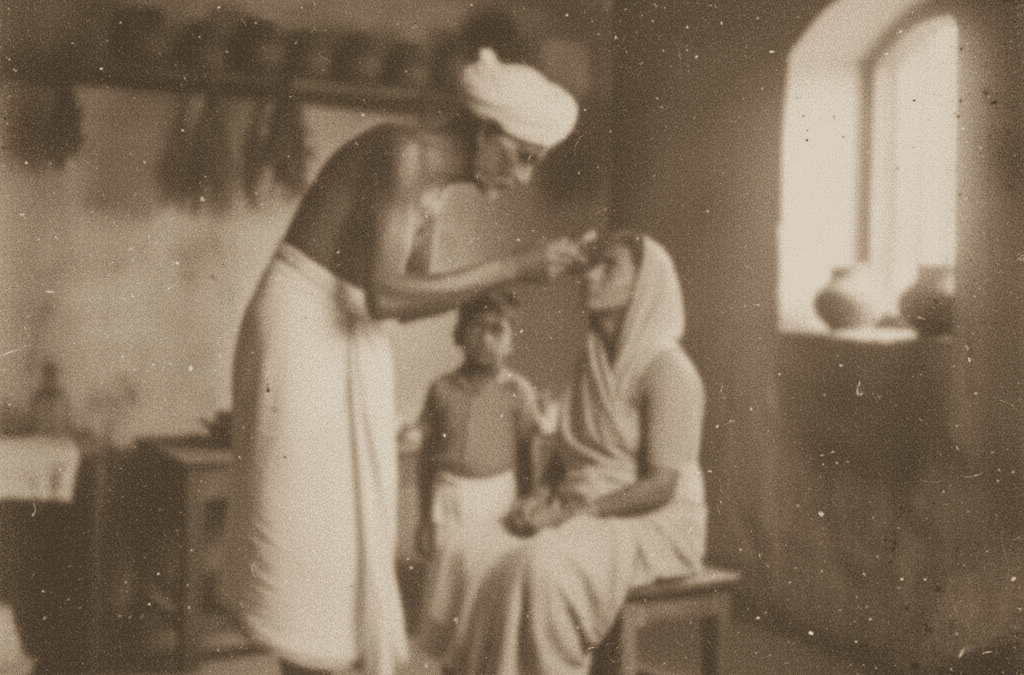 Shoulder massage during spa session