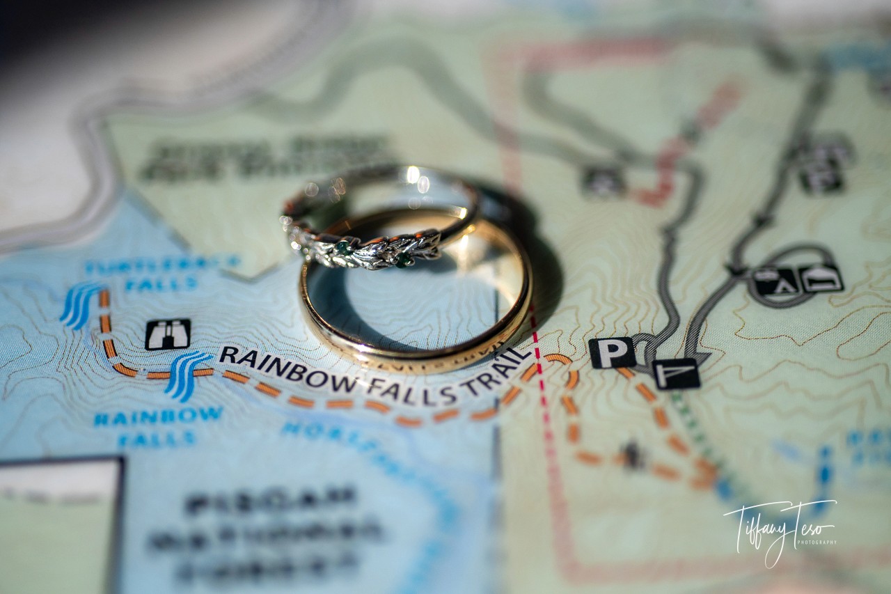 Engagement photogrophy in Rainbow Falls North Carolina