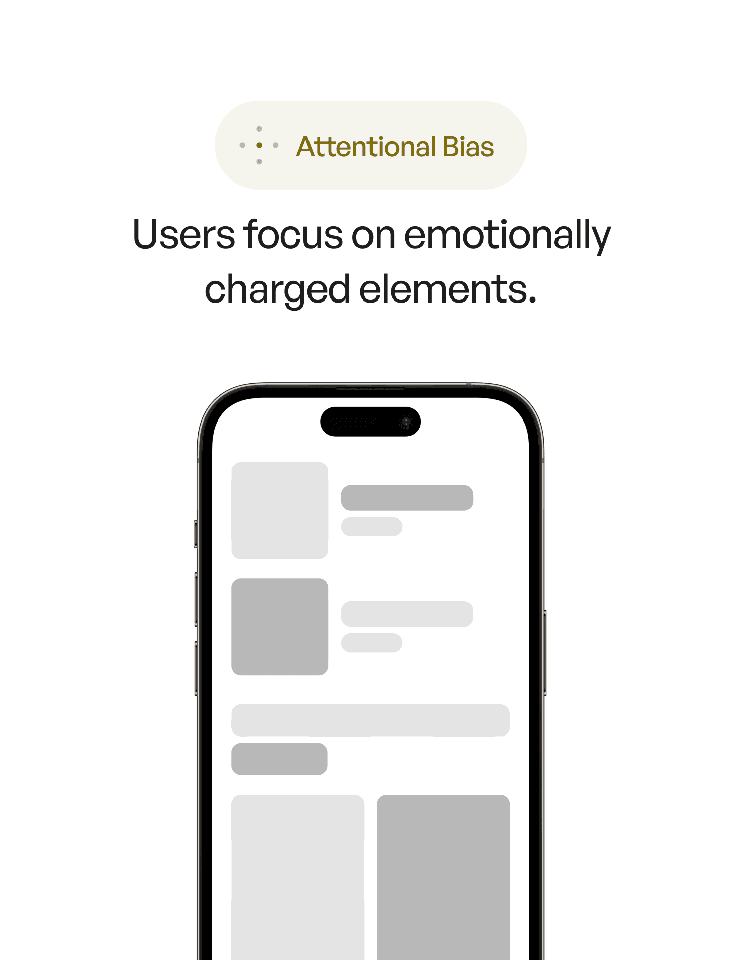 Attentional Bias in UX design