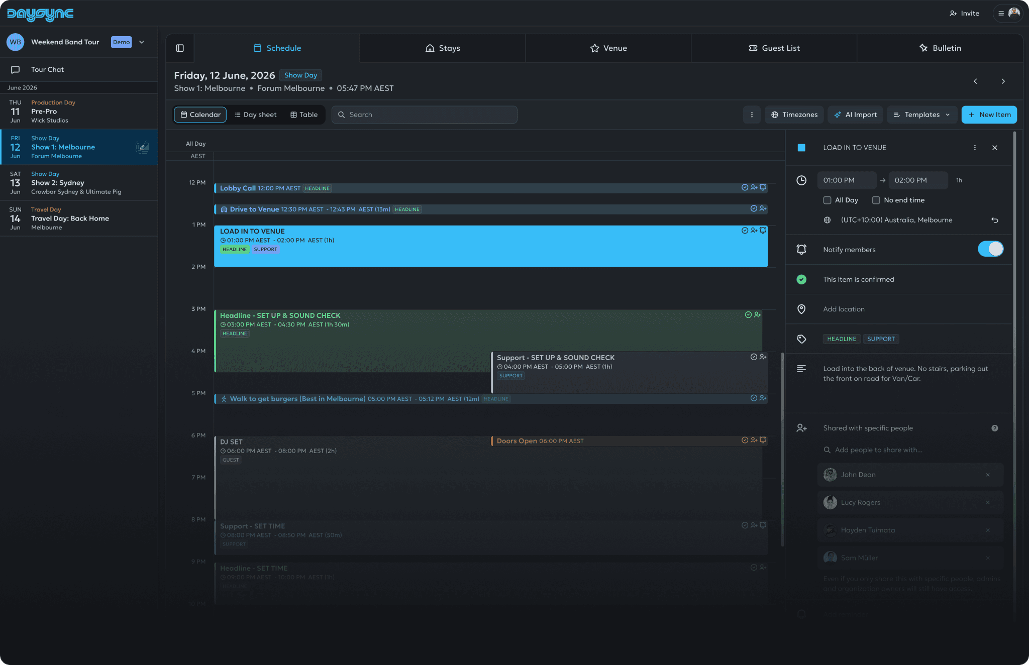 hero image of daysync app