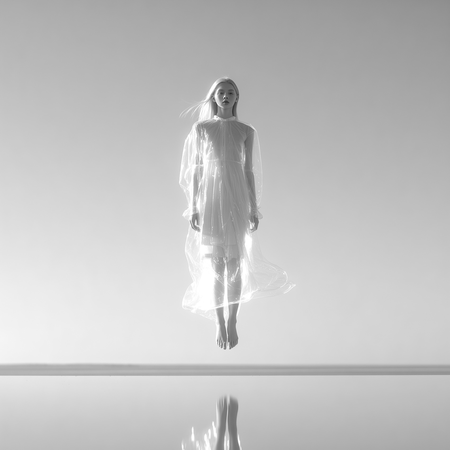 Weightless between earth and light