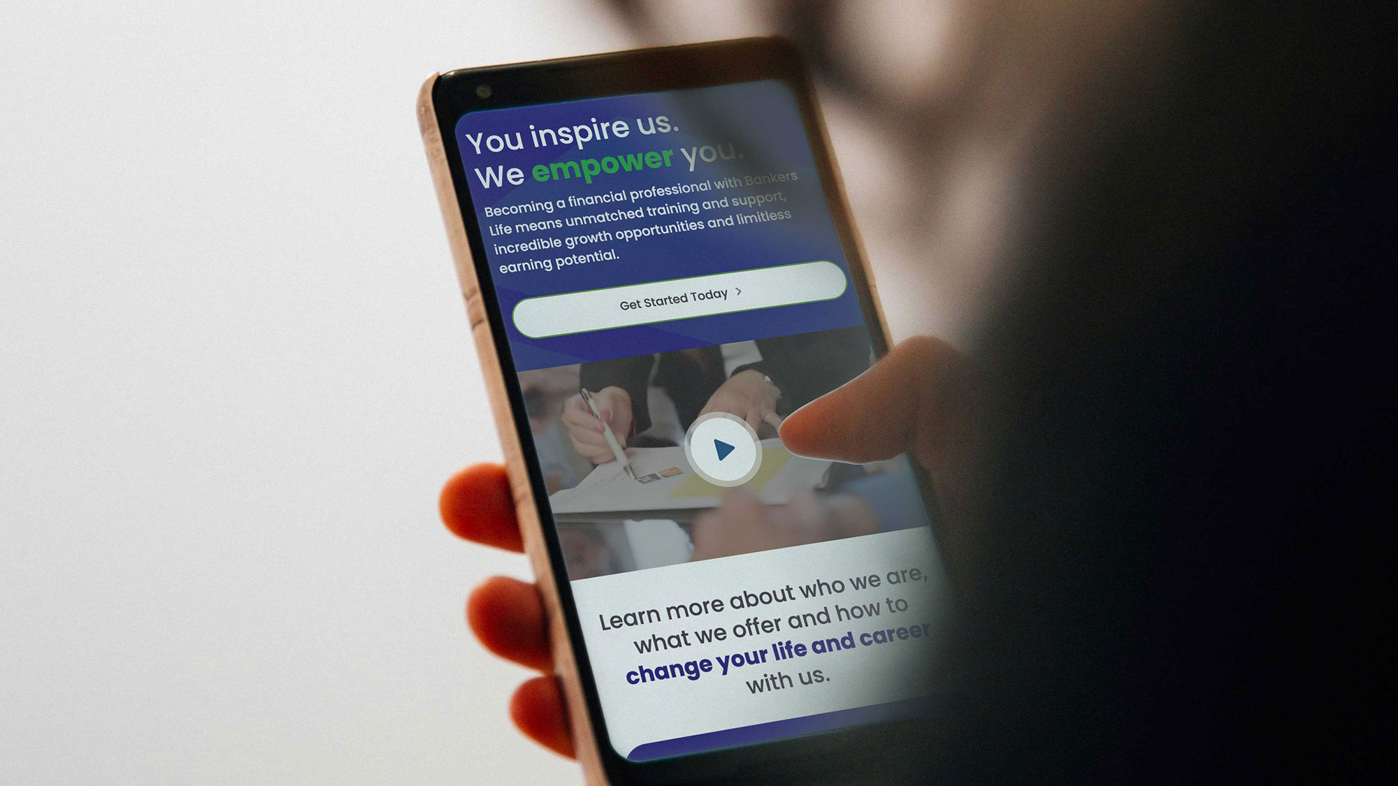 HanesBrands career site layouts shown across desktop and mobile screens