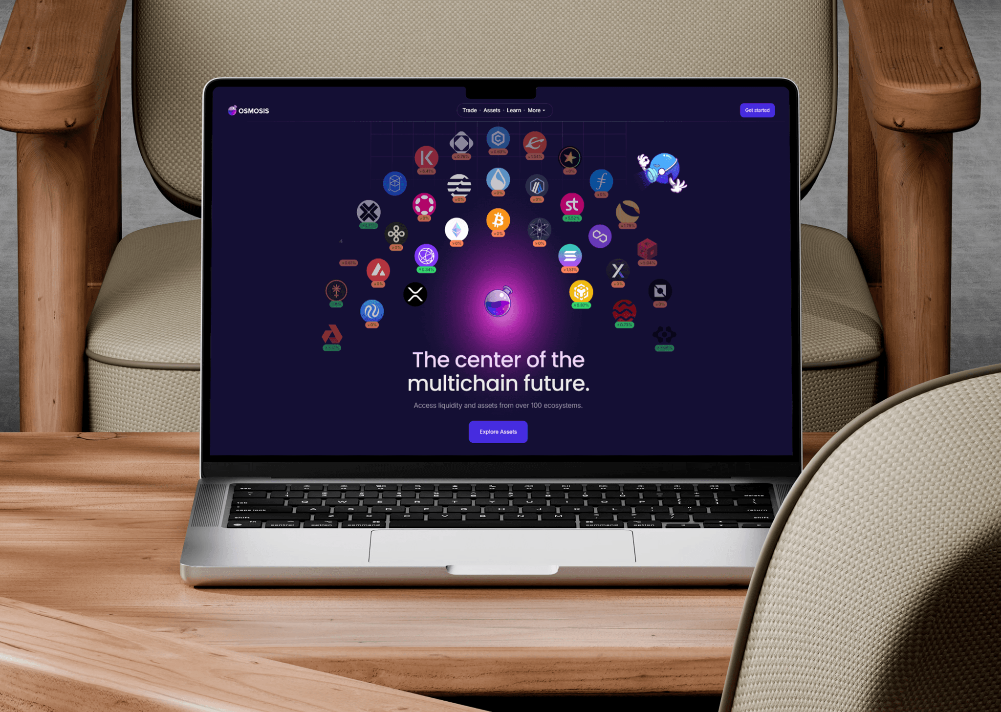 Osmosis trading interface