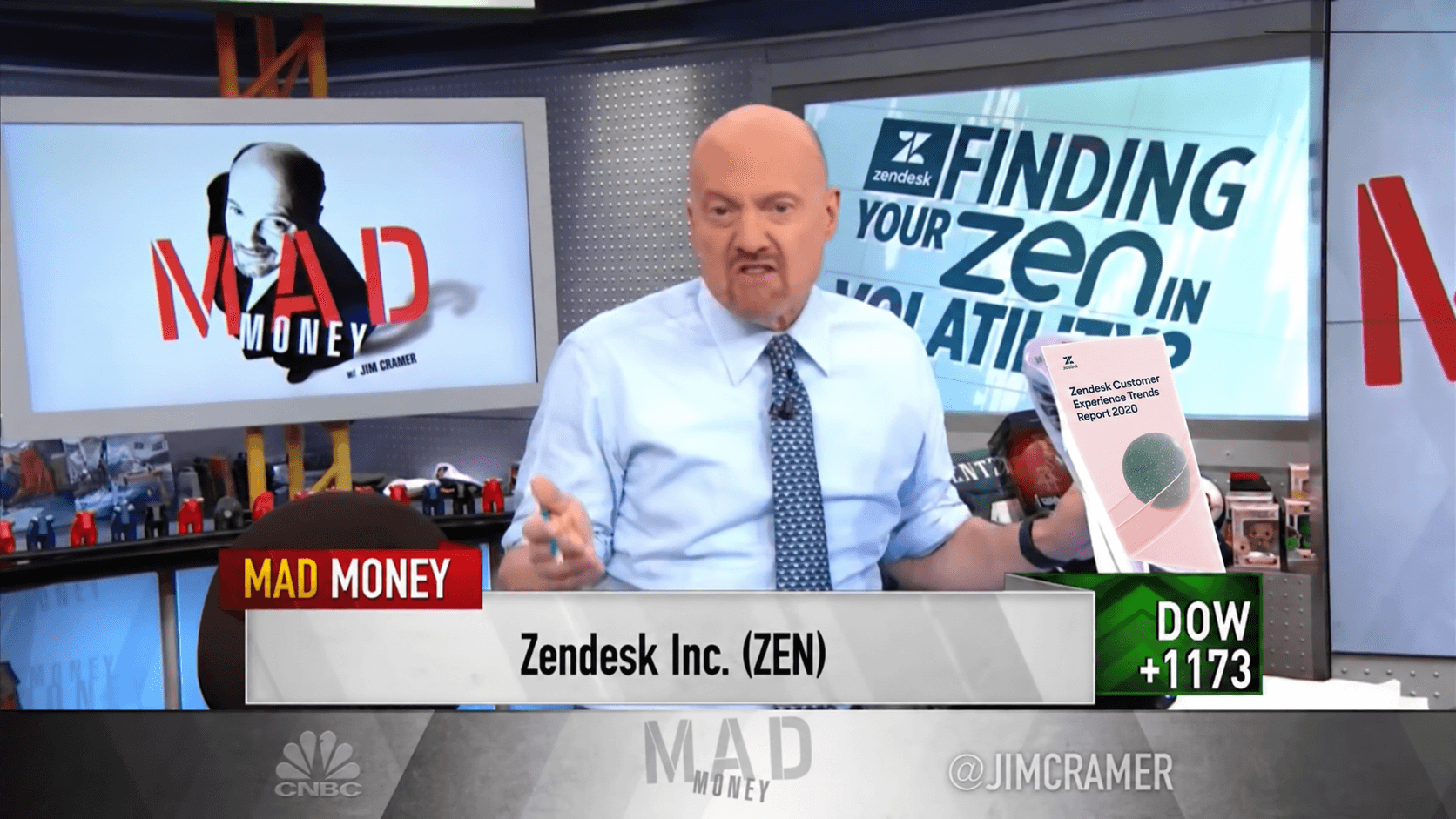 Jim Cramer with the CX Trends report on CNBC, March 2020