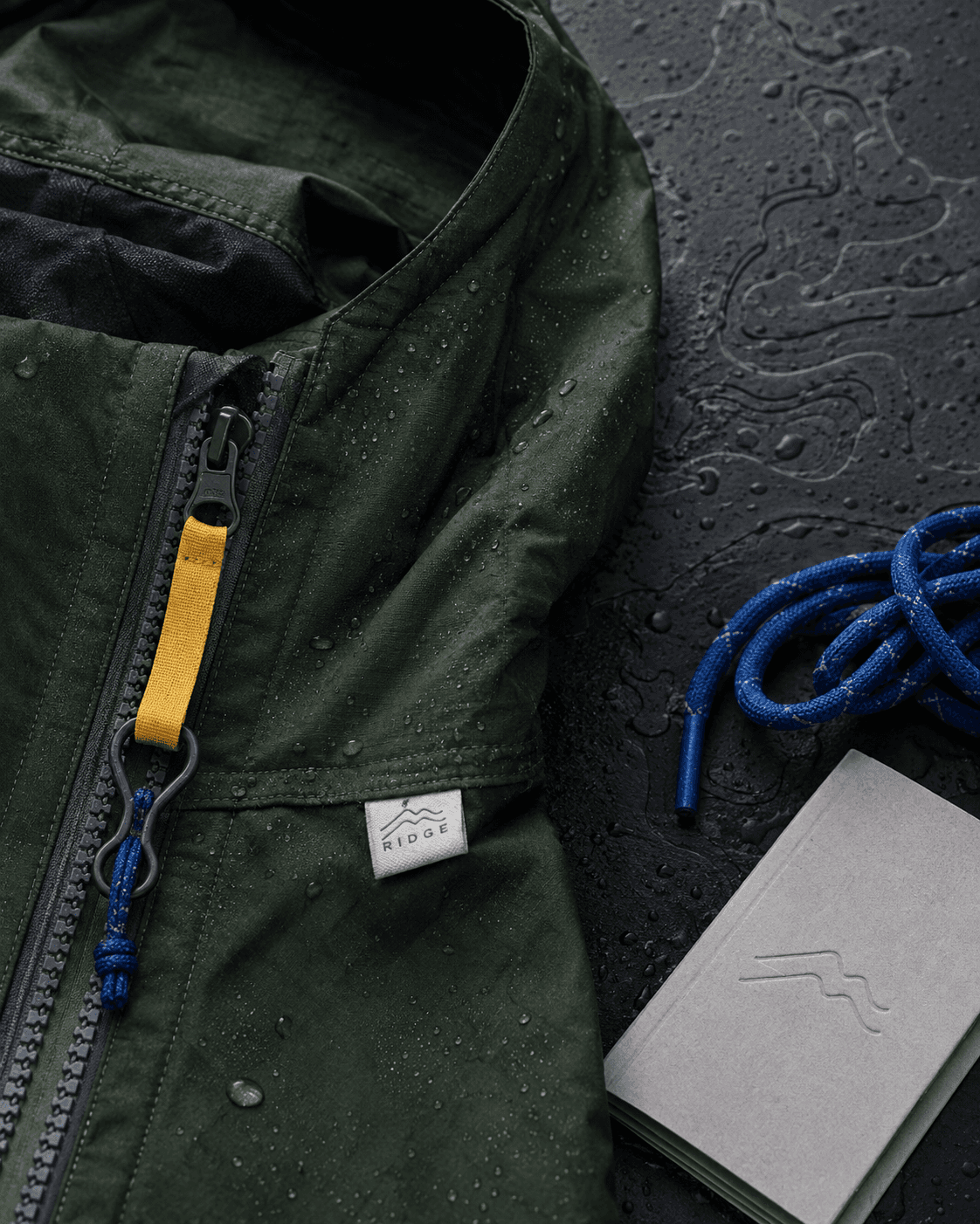 material language, wet weather
