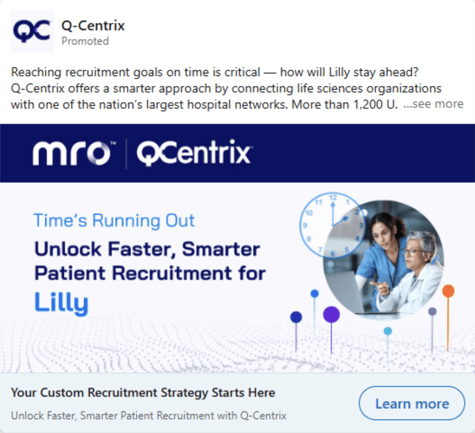 Q-Centrix LinkedIn Ad