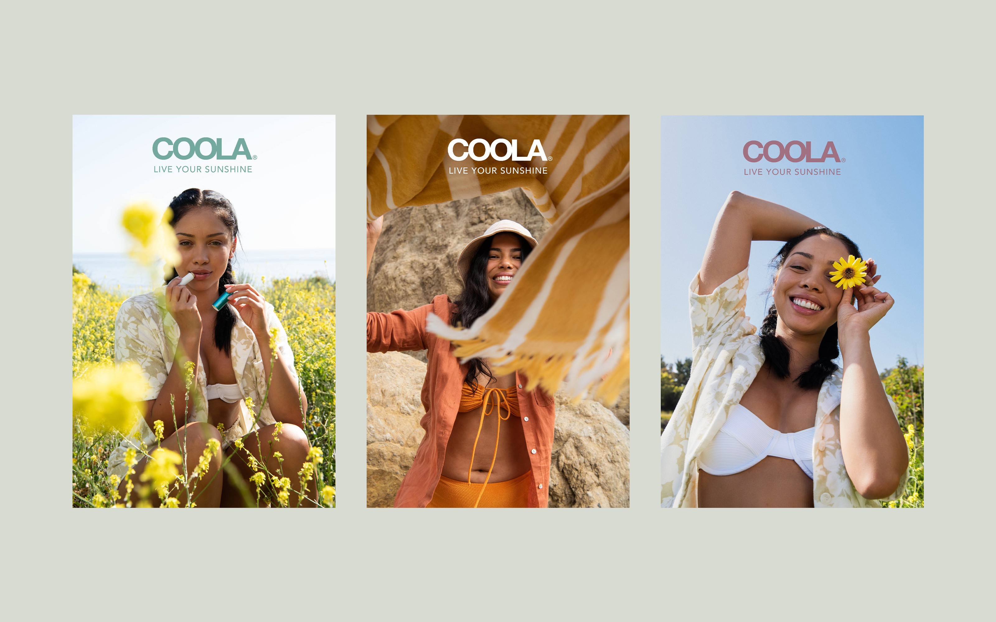 Colour grading and retouching for Coola, suncare brand campaign