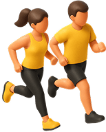 icone de corredores correndo juntos