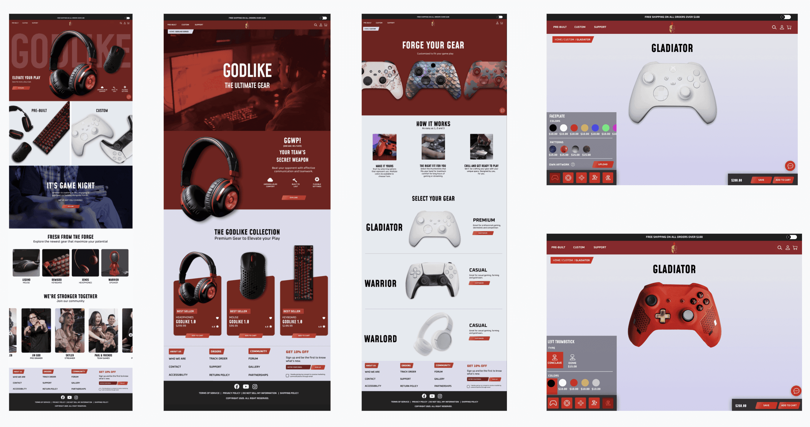 Hi-fi Mockups Original Screens