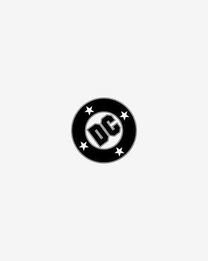 A picture of the DC Comics logo.