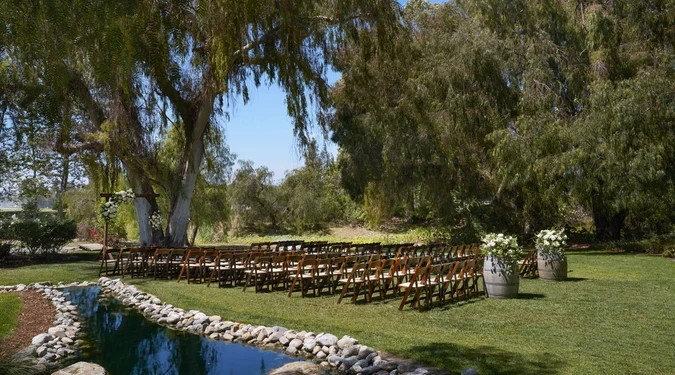 Galway Downs wedding venue in Temecula with open fields, trees, and outdoor ceremony space