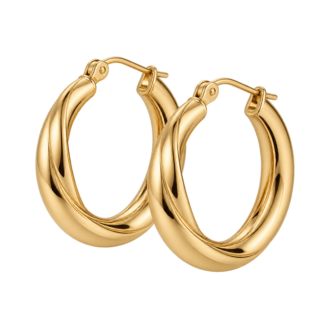 Small gold hoops