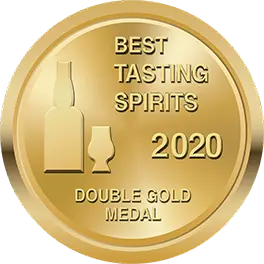 Best Tasting Spirits 2020 Double Gold Medal award.
