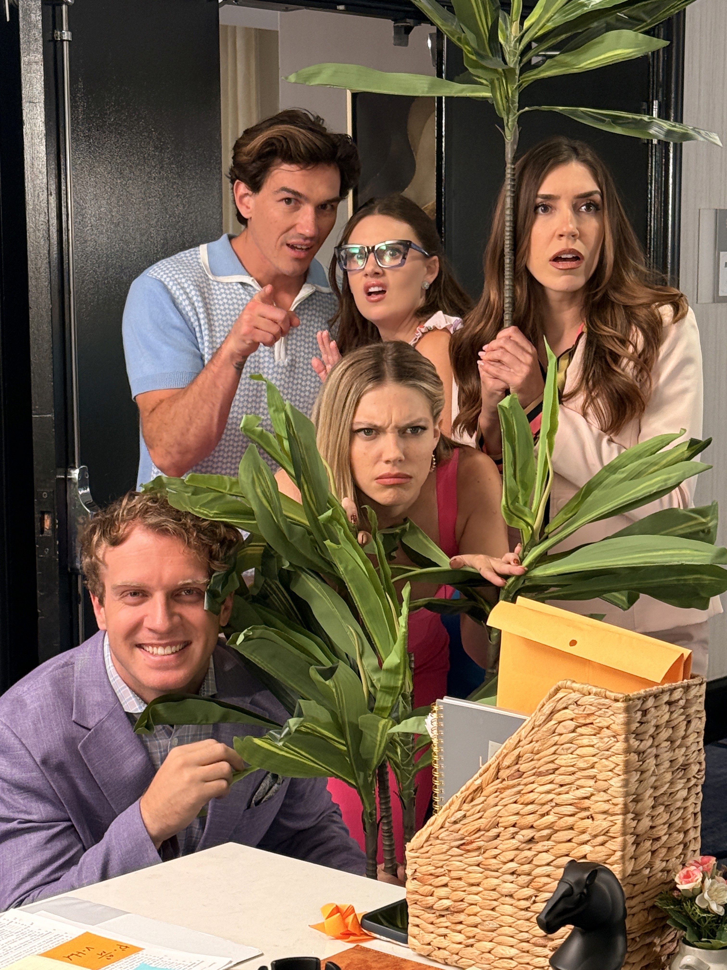 Behind-the-scenes production photo