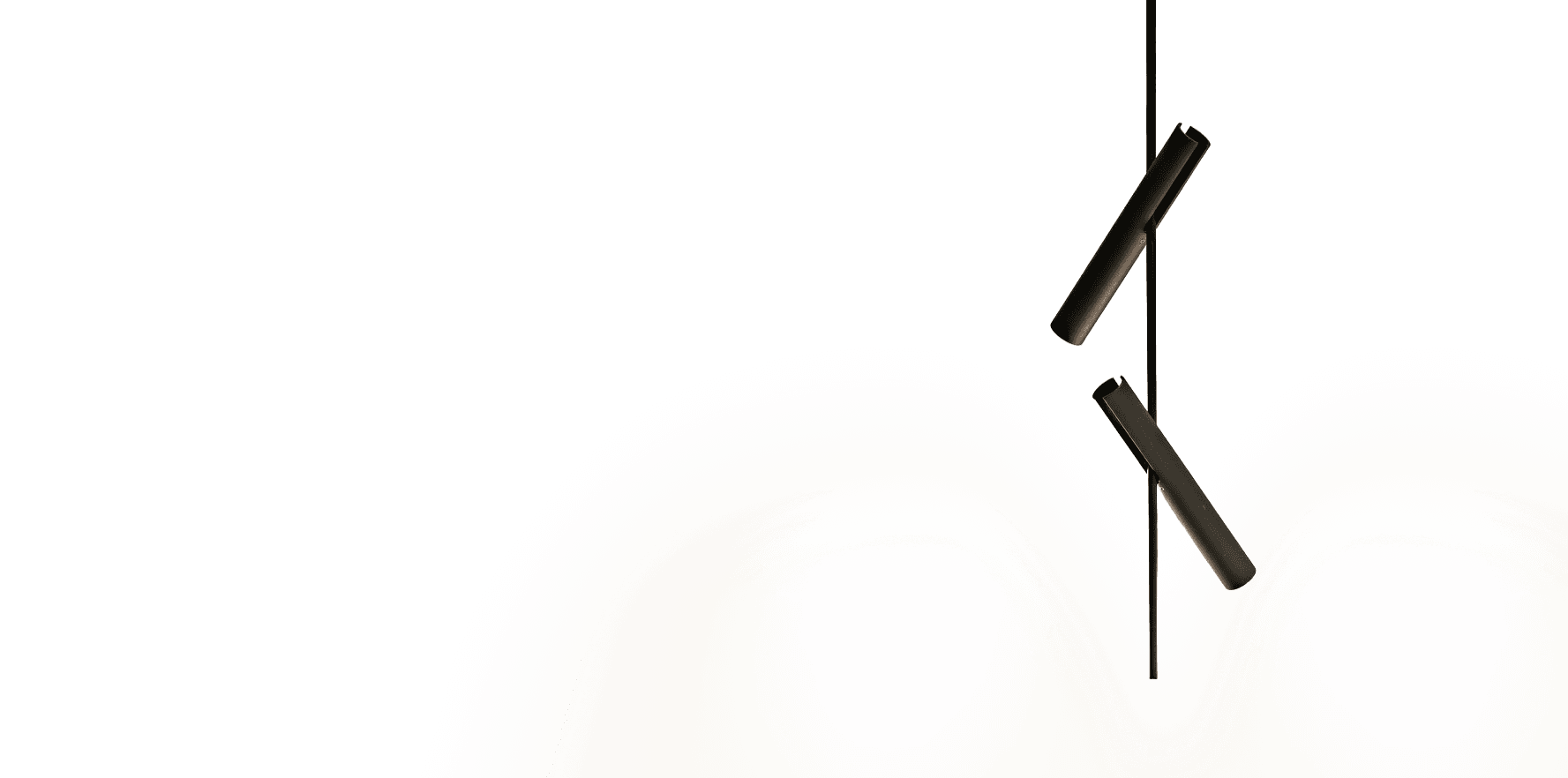 a part of the black headphone