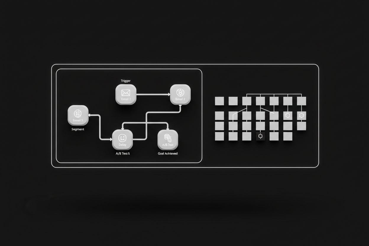Email follow up automation workflow dashboard