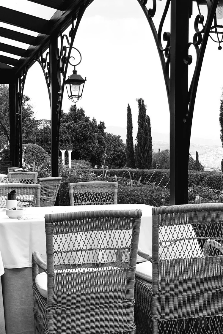 Restaurant view in Malaga