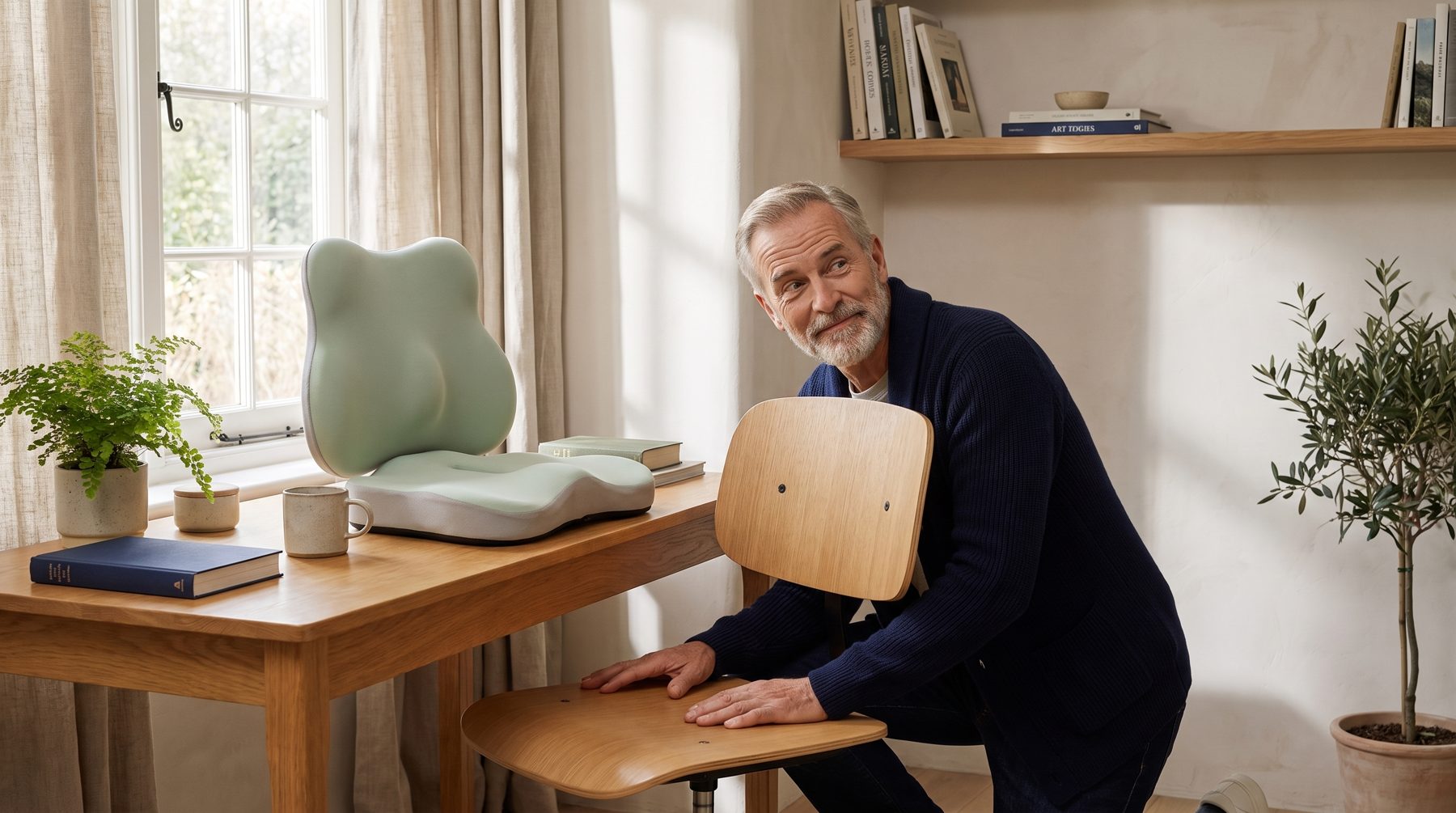 Start with the chair you actually sit in.