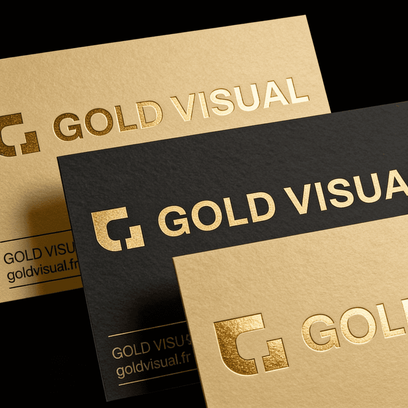 Identité visuelle Gold Visual