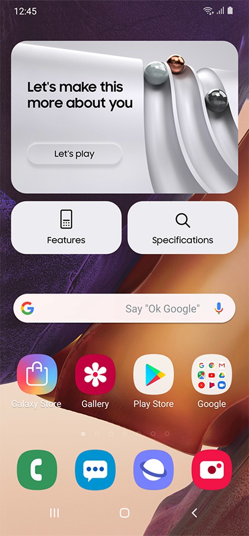 App screenshot