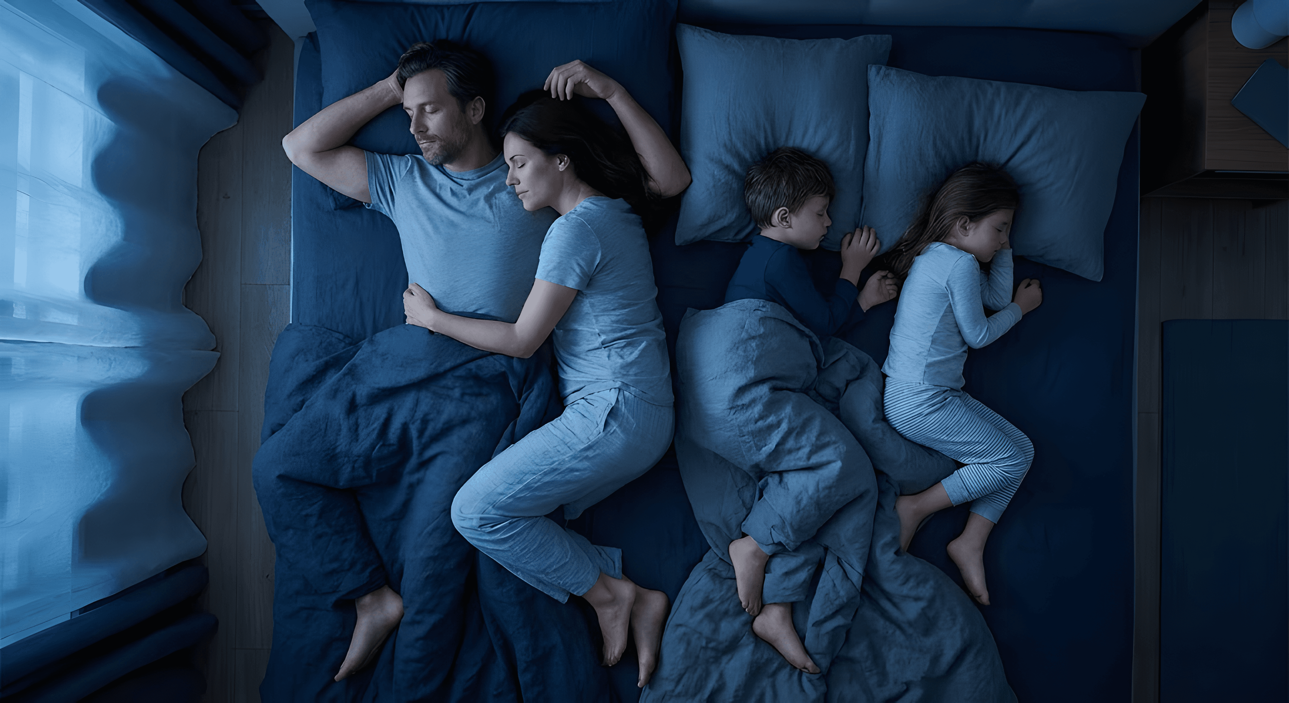 Sleeping woman with an ashwagandHi bottle on the table