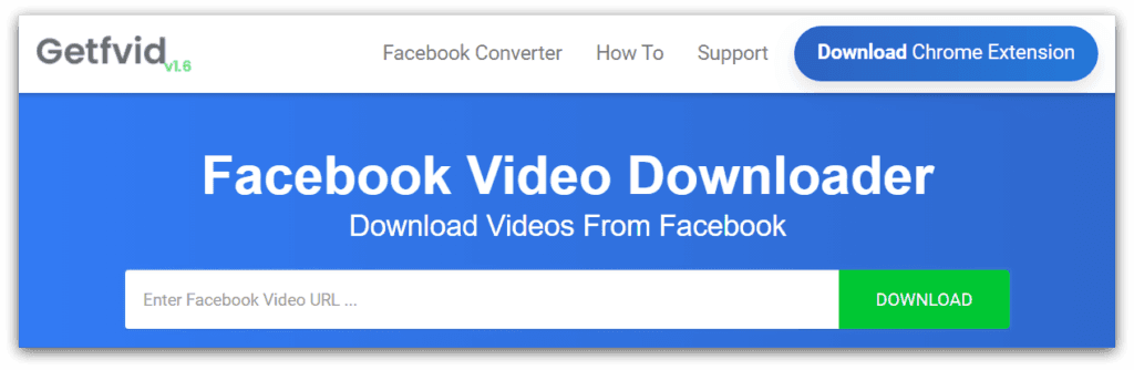 GetfVid Facebook Video Downloader