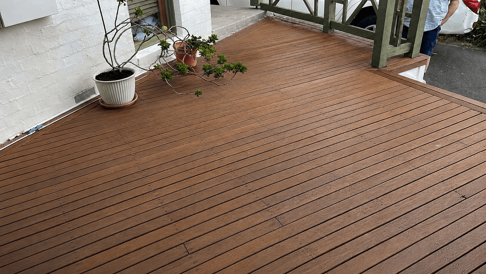 Decking after transformation