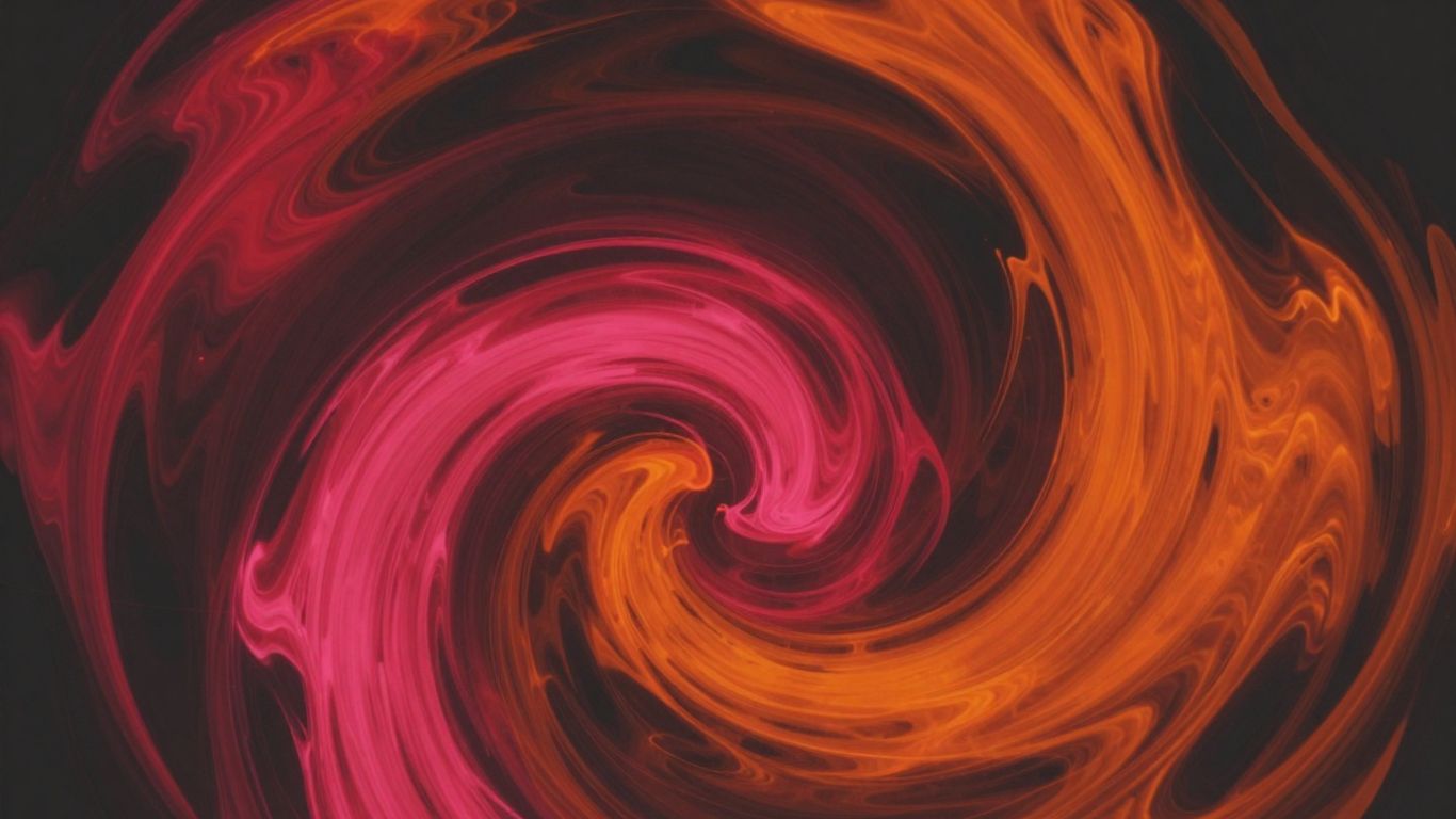 Abstract swirling colors representing data insights.