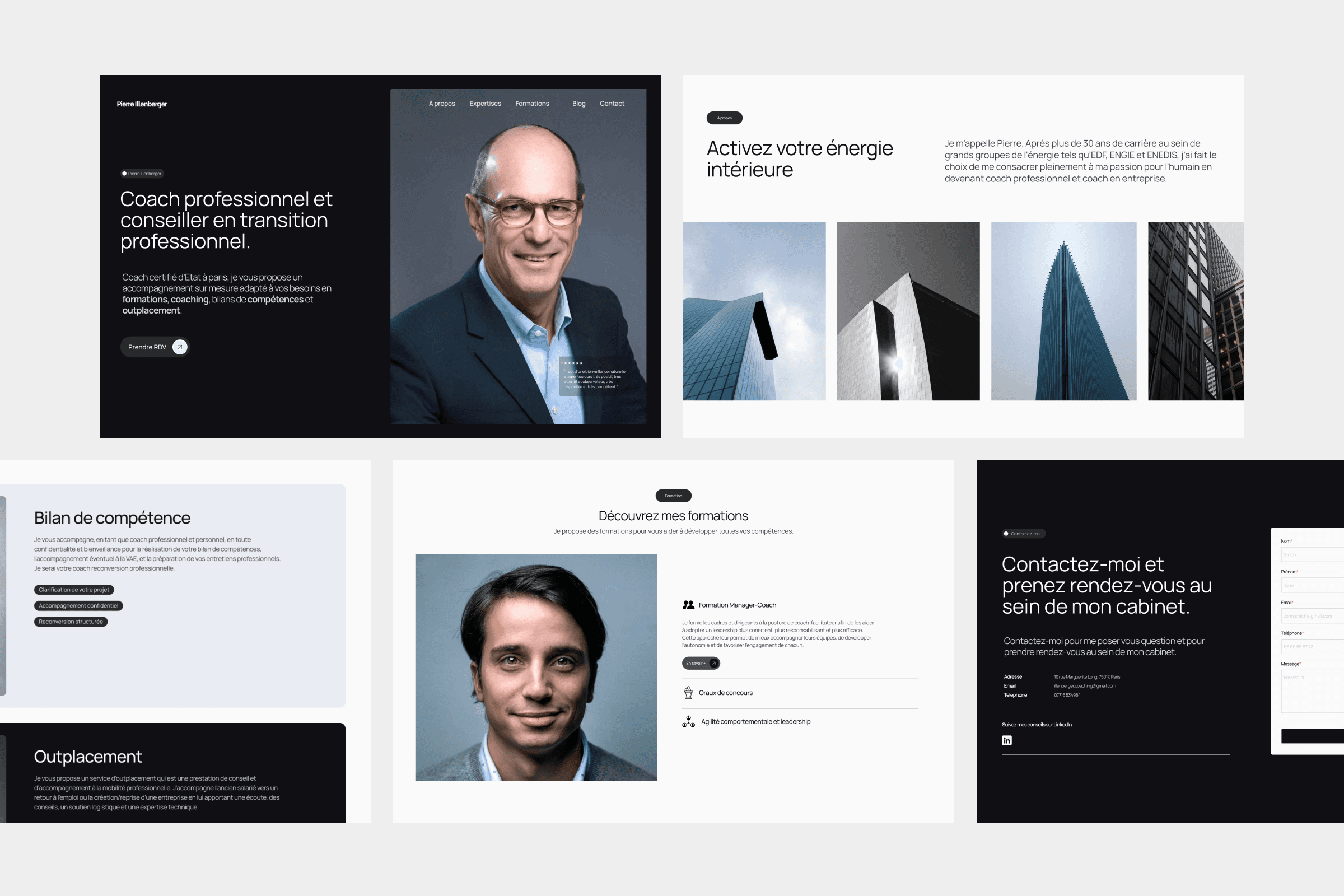 Un site internet fluide et corporate.