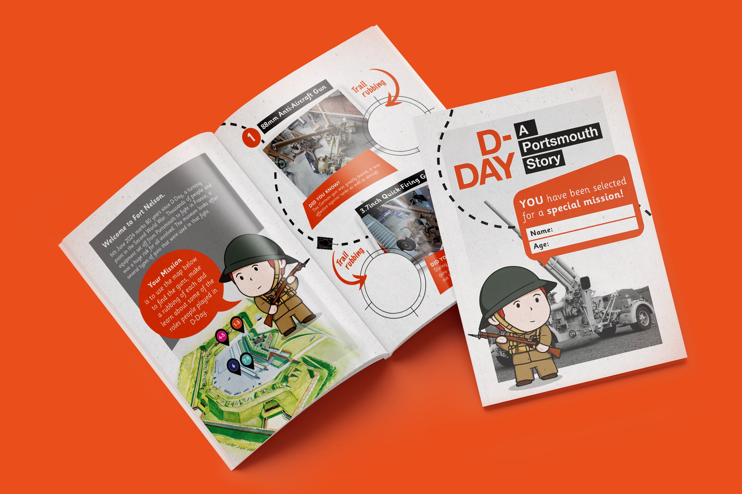 Royal Armouries Museum Family and Childrens Activity Booklet Design