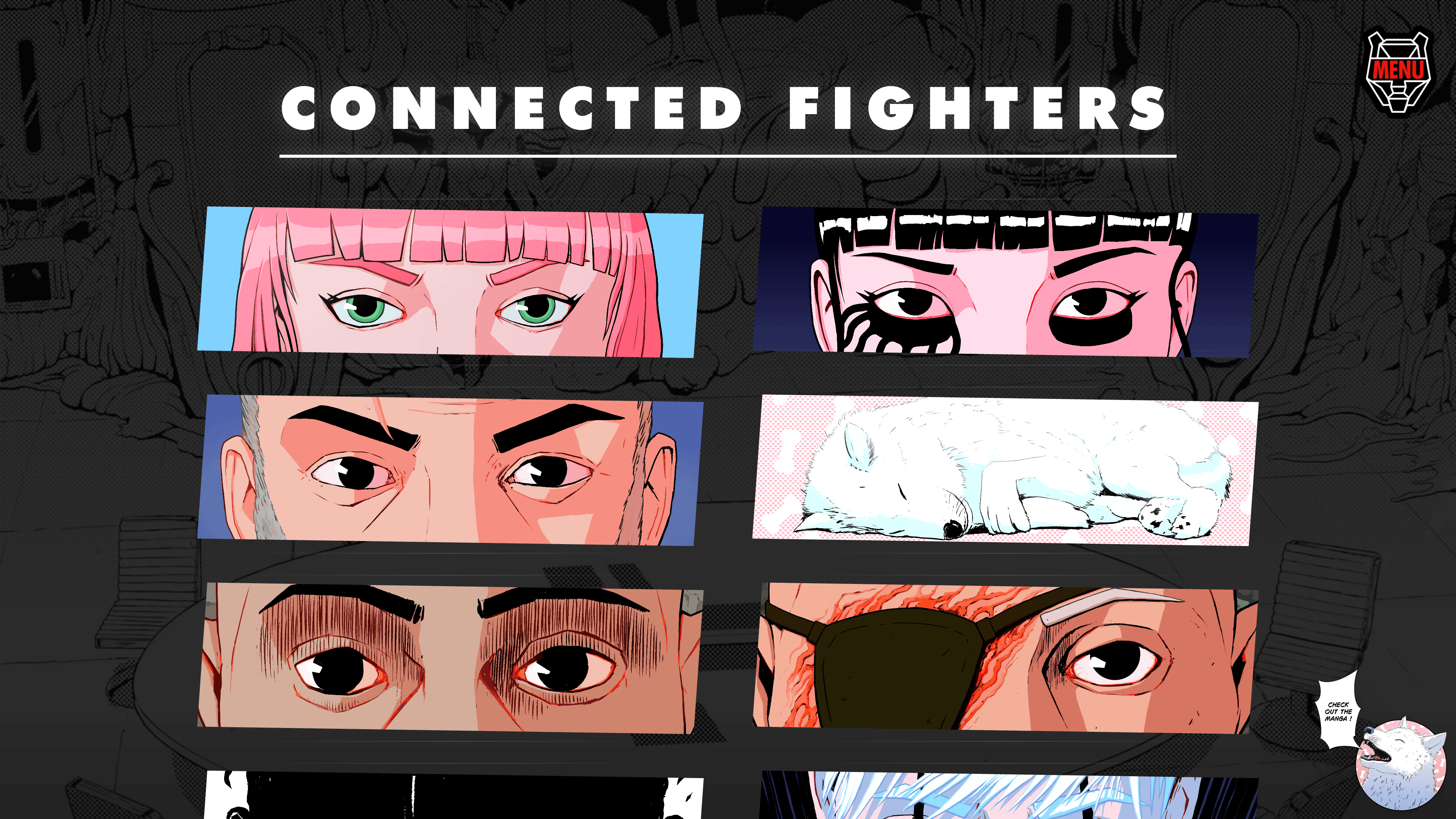 Characters page.