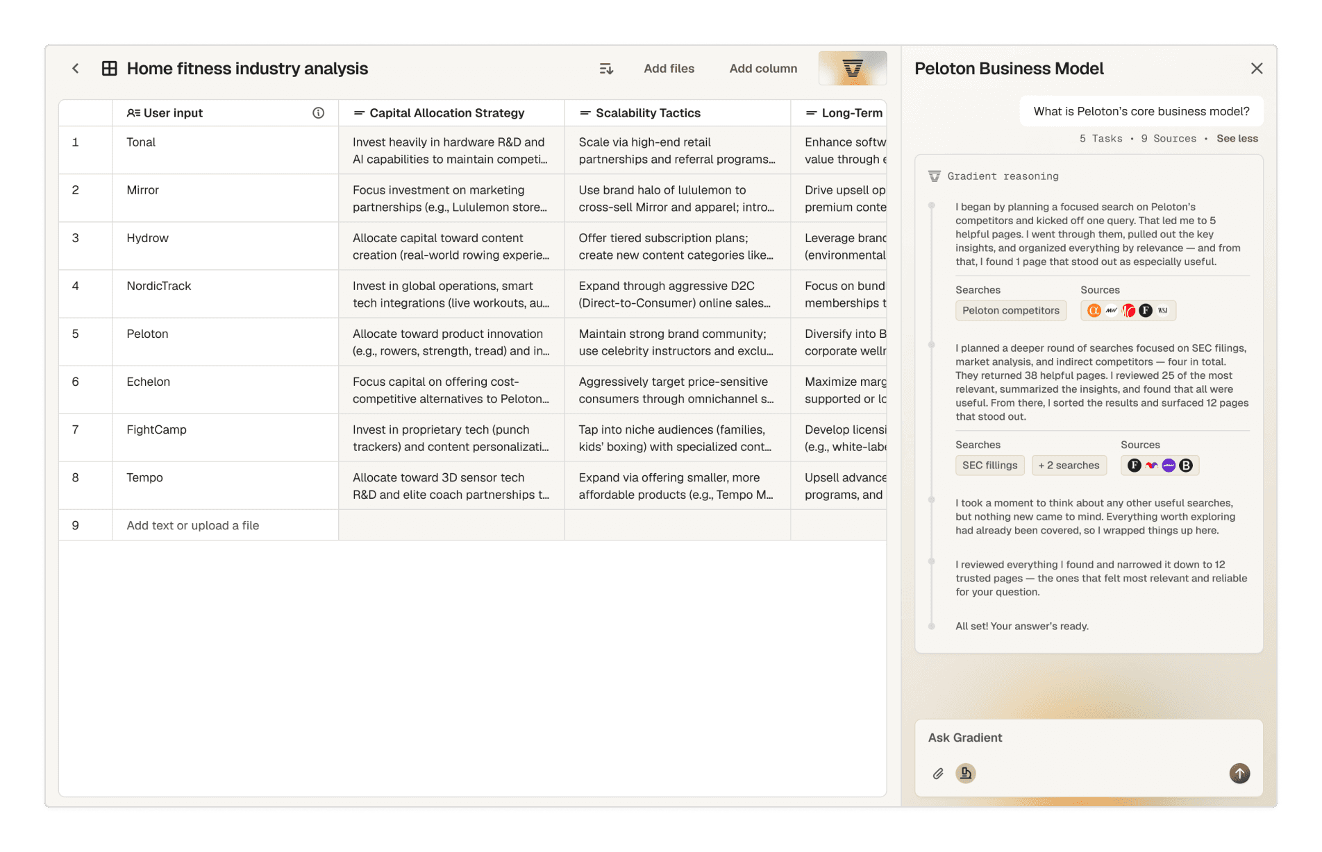 Guides displaying color palette and shadow styles