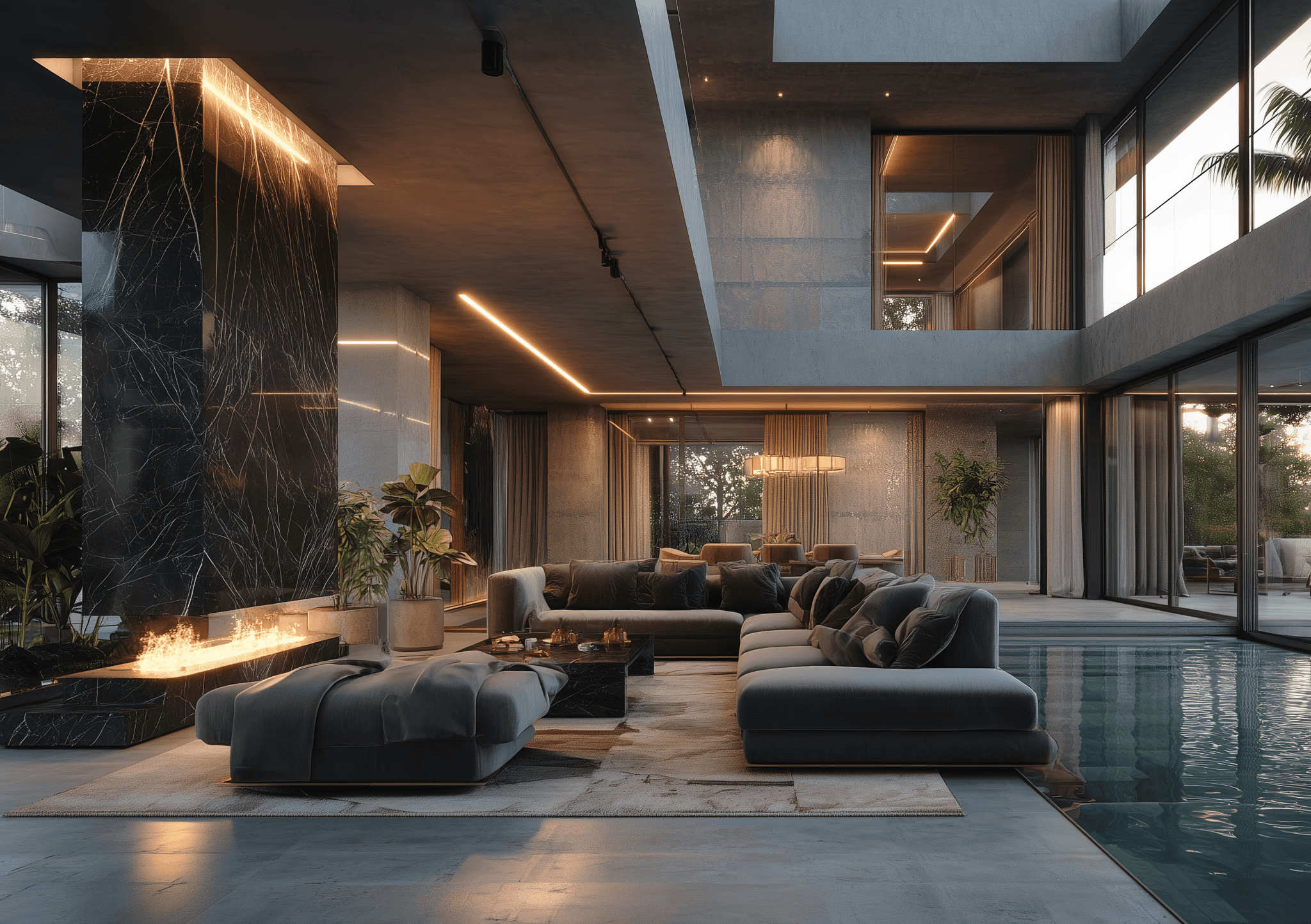 Black and white photo of man posing on camera