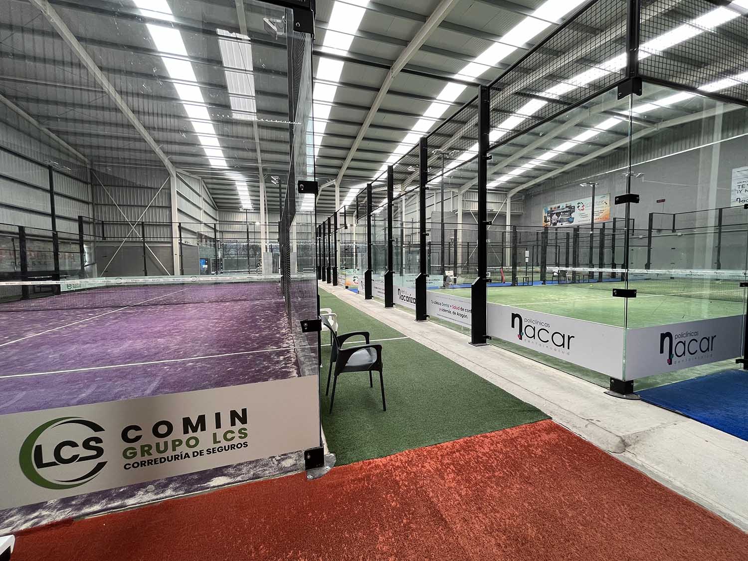 Instalaciones de Pádel Indoor Aragón