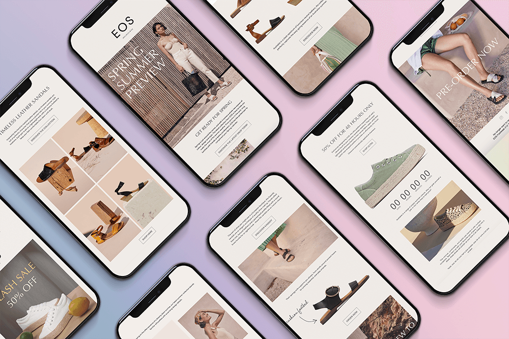 Molten lava texture beneath campaign titles