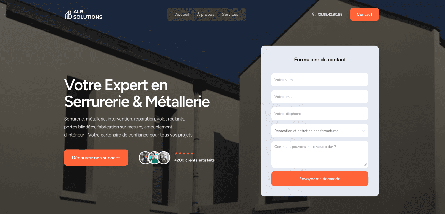 site web ALB SOLUTIONS