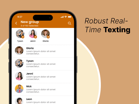 Robust Real Time Texting