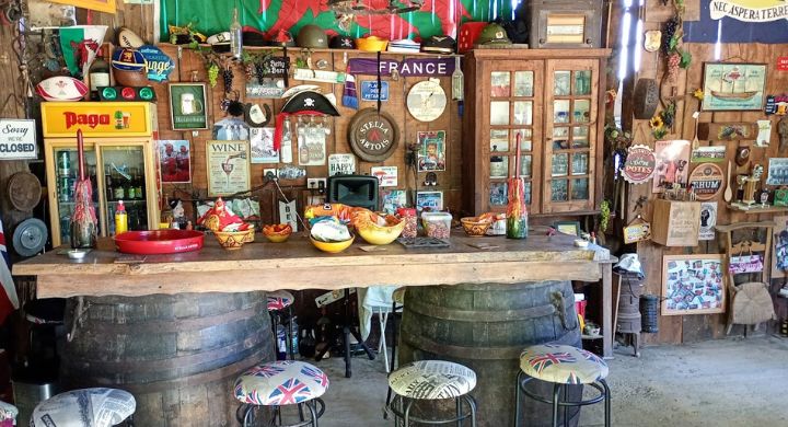Bar anglo-saxon du la maison d'hotes the bees