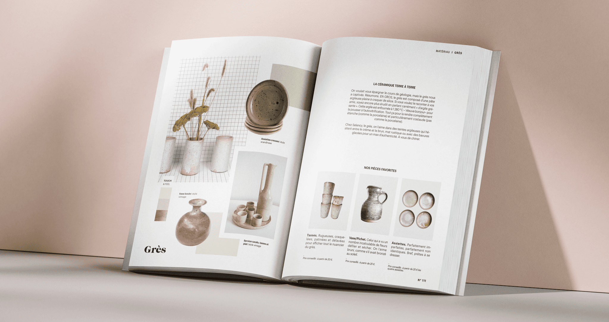 Direction artistique et design graphique du livre pour une marque de déco