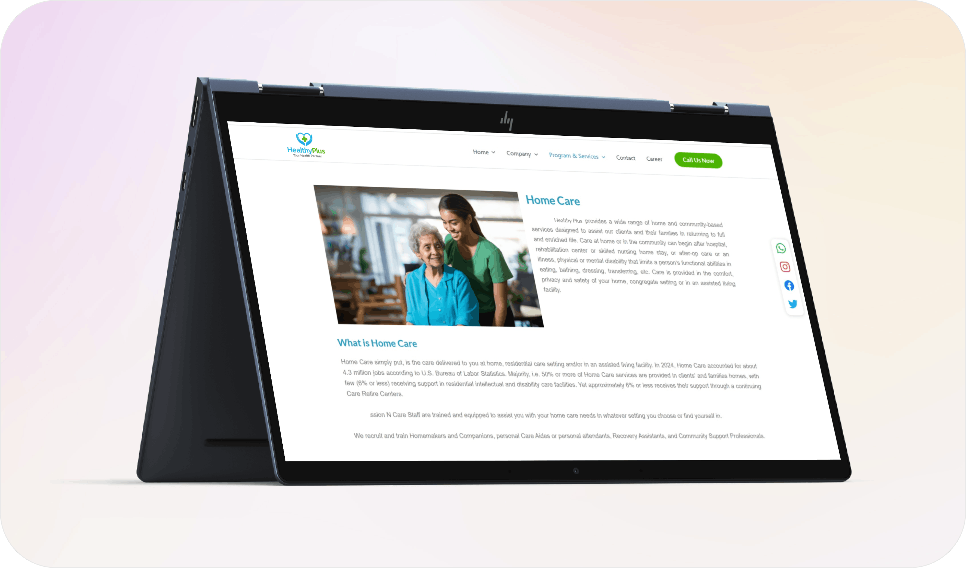 Home Page - Home Care Section