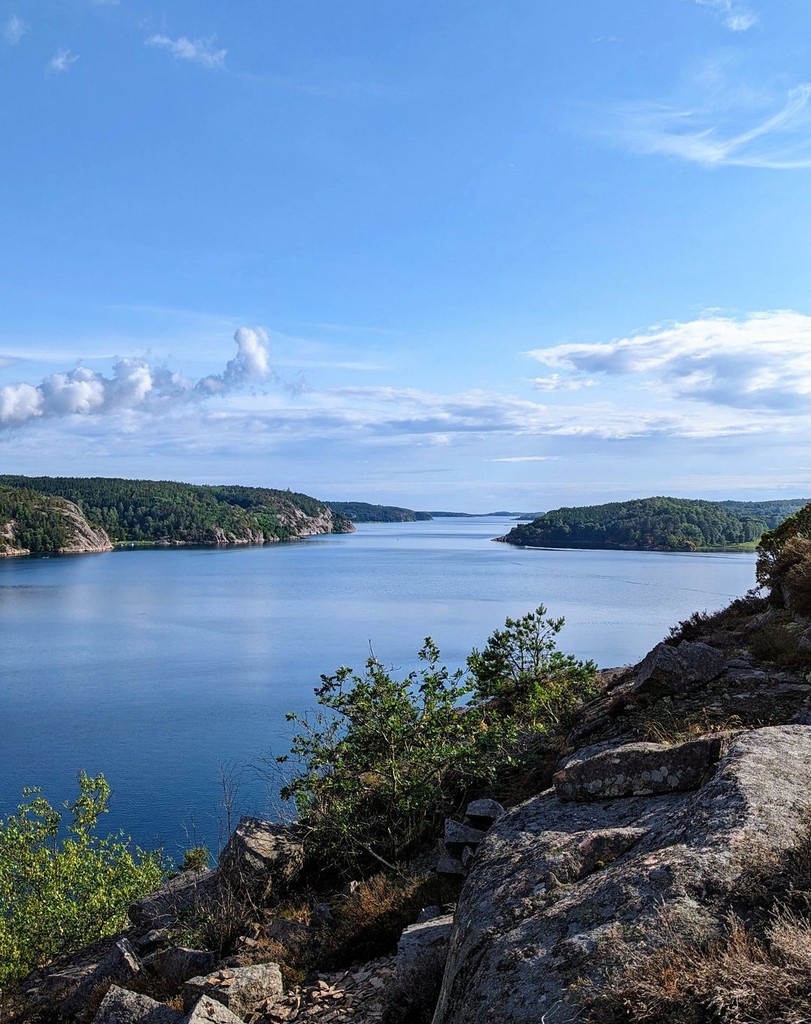 A fjord landscape at the Swedish west coast