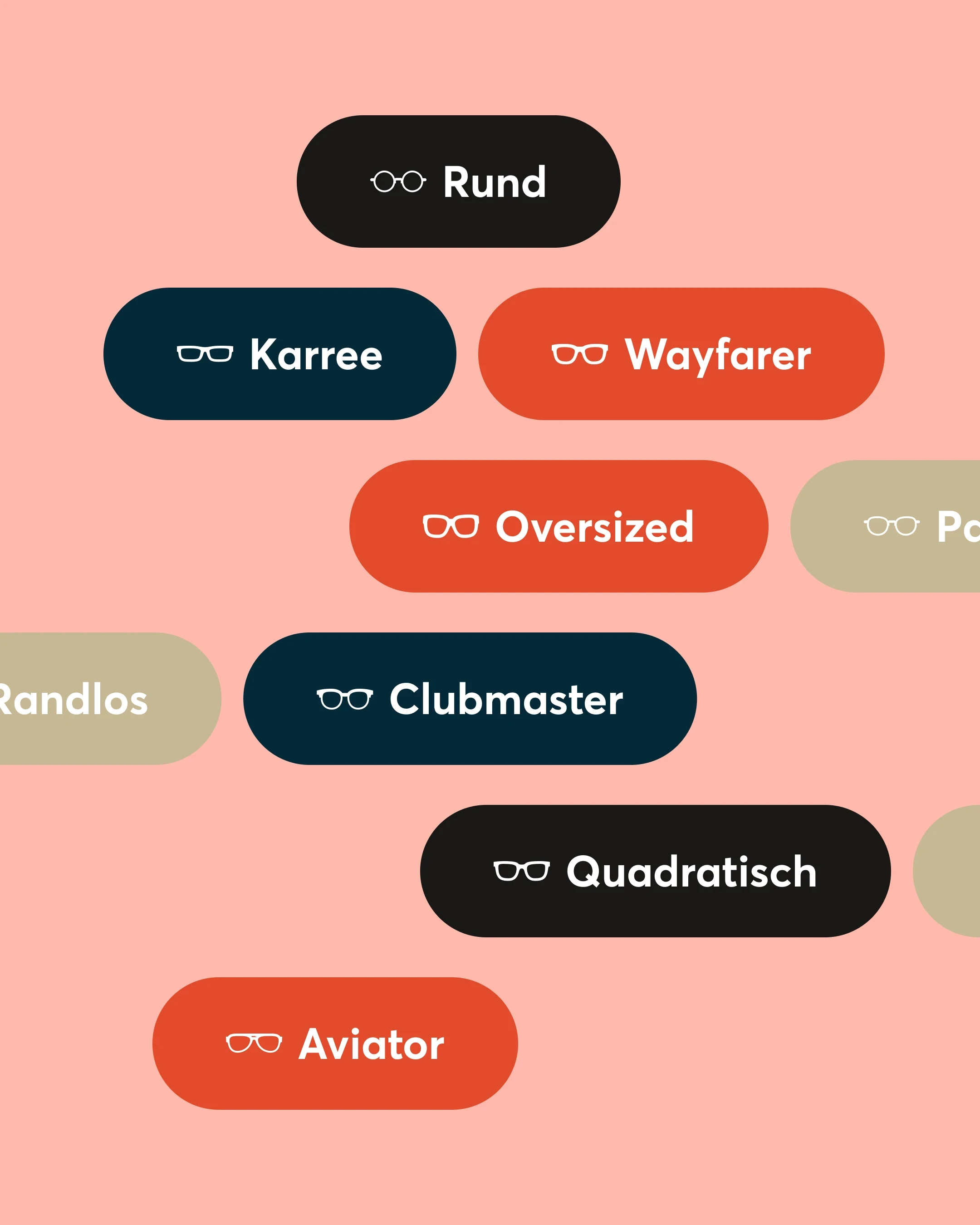 Product variants of glasses