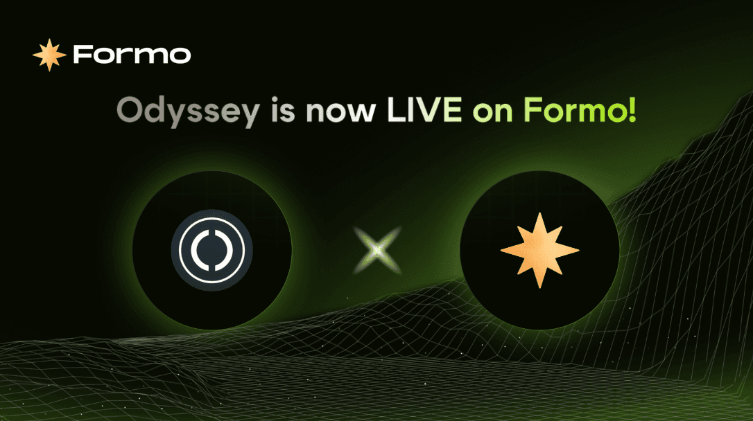 Odyssey is now LIVE on Formo!