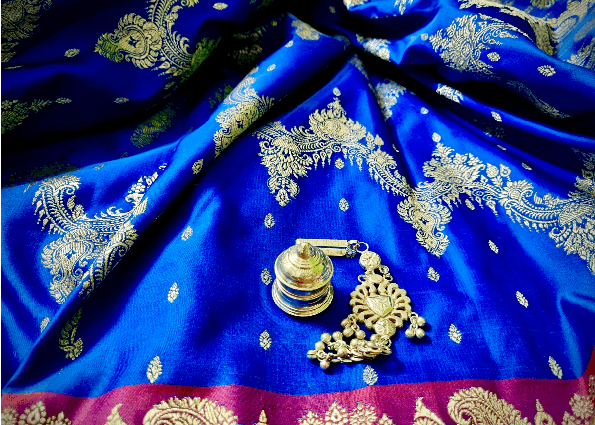 Pure Banarasi silk