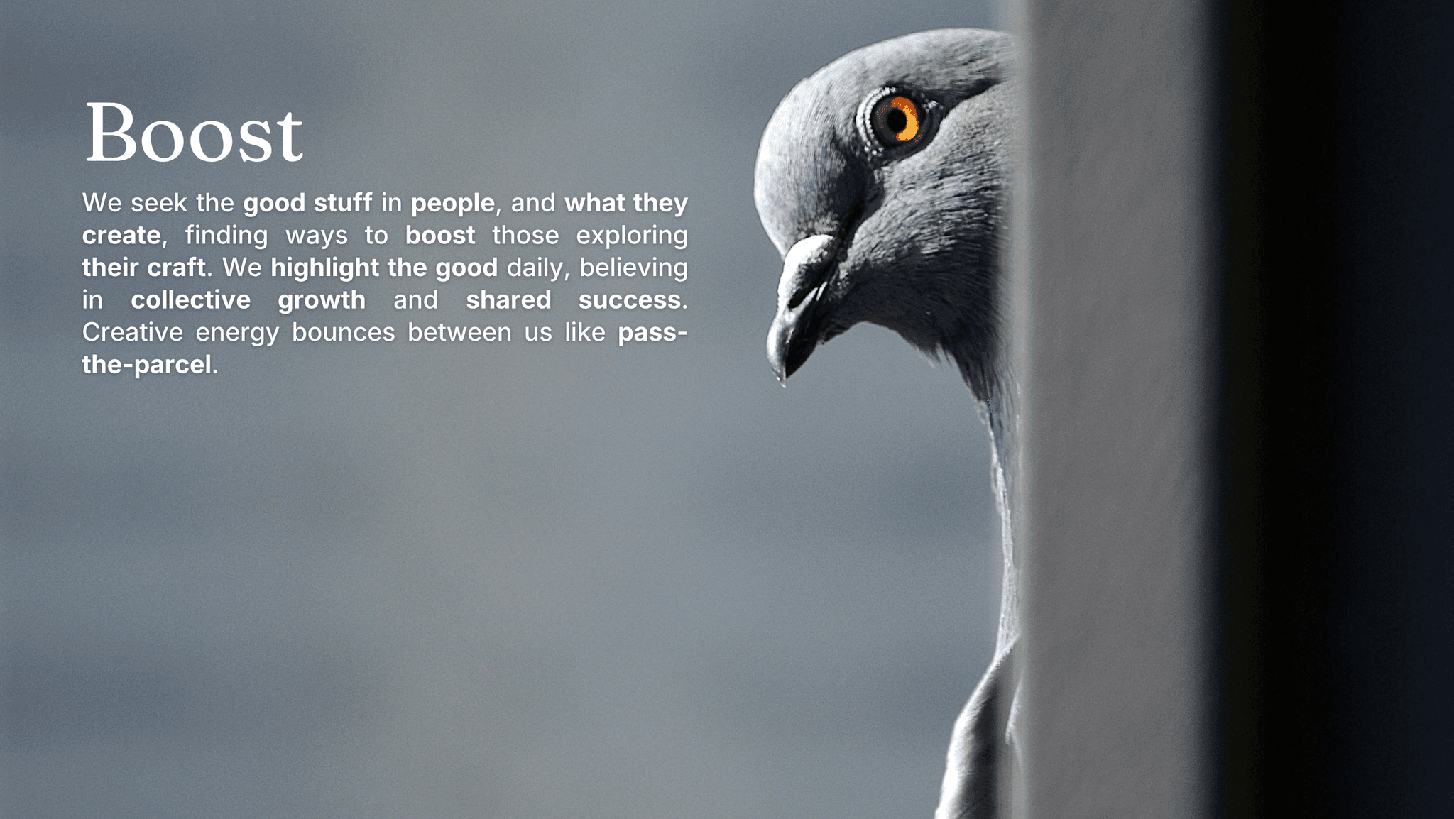 A large phone in front of a purple and blue gradient backdrop